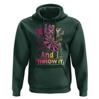 I Am Sexy And I Throw It Hoodie Sexy Dart Player Gift - Wonder Print Shop