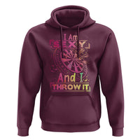 I Am Sexy And I Throw It Hoodie Sexy Dart Player Gift - Wonder Print Shop