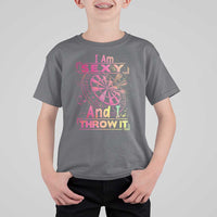 I Am Sexy And I Throw It T Shirt For Kid Sexy Dart Player Gift - Wonder Print Shop