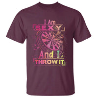 I Am Sexy And I Throw It T Shirt Sexy Dart Player Gift - Wonder Print Shop