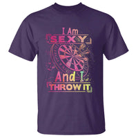 I Am Sexy And I Throw It T Shirt Sexy Dart Player Gift - Wonder Print Shop