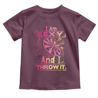 I Am Sexy And I Throw It Toddler T Shirt Sexy Dart Player Gift - Wonder Print Shop