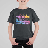 My Dart Technique Is Top Secret T Shirt For Kid Funny Dartist Gift - Wonder Print Shop