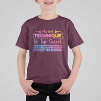 My Dart Technique Is Top Secret T Shirt For Kid Funny Dartist Gift - Wonder Print Shop