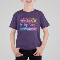 My Dart Technique Is Top Secret T Shirt For Kid Funny Dartist Gift - Wonder Print Shop