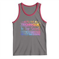 My Dart Technique Is Top Secret Tank Top Funny Dartist Gift - Wonder Print Shop