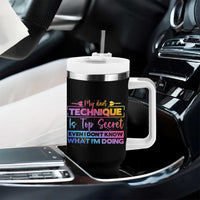 My Dart Technique Is Top Secret Tumbler With Handle Funny Dartist Gift - Wonder Print Shop