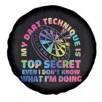 My Dart Technique Is Top Secret Spare Tire Cover Vintage Tie Dye Dart Lover - Wonder Print Shop