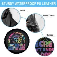 My Dart Technique Is Top Secret Spare Tire Cover Vintage Tie Dye Dart Lover - Wonder Print Shop