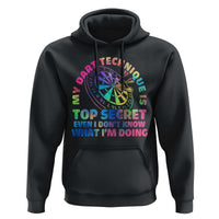 My Dart Technique Is Top Secret Hoodie Vintage Tie Dye Dart Lover - Wonder Print Shop