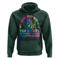 My Dart Technique Is Top Secret Hoodie Vintage Tie Dye Dart Lover - Wonder Print Shop