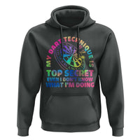 My Dart Technique Is Top Secret Hoodie Vintage Tie Dye Dart Lover - Wonder Print Shop