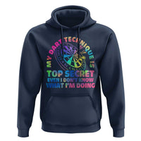 My Dart Technique Is Top Secret Hoodie Vintage Tie Dye Dart Lover - Wonder Print Shop