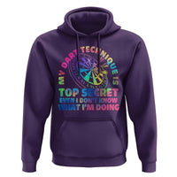 My Dart Technique Is Top Secret Hoodie Vintage Tie Dye Dart Lover - Wonder Print Shop