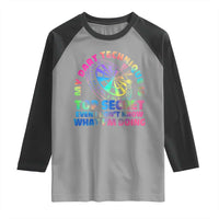 My Dart Technique Is Top Secret Raglan Shirt Vintage Tie Dye Dart Lover - Wonder Print Shop