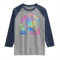 My Dart Technique Is Top Secret Raglan Shirt Vintage Tie Dye Dart Lover - Wonder Print Shop