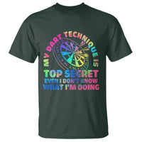 My Dart Technique Is Top Secret T Shirt Vintage Tie Dye Dart Lover - Wonder Print Shop