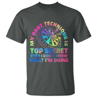 My Dart Technique Is Top Secret T Shirt Vintage Tie Dye Dart Lover - Wonder Print Shop