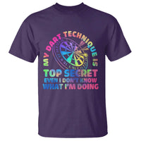 My Dart Technique Is Top Secret T Shirt Vintage Tie Dye Dart Lover - Wonder Print Shop