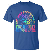 My Dart Technique Is Top Secret T Shirt Vintage Tie Dye Dart Lover - Wonder Print Shop