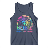 My Dart Technique Is Top Secret Tank Top Vintage Tie Dye Dart Lover - Wonder Print Shop
