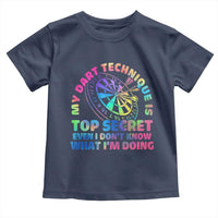 My Dart Technique Is Top Secret Toddler T Shirt Vintage Tie Dye Dart Lover - Wonder Print Shop