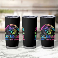 My Dart Technique Is Top Secret Tumbler Cup Vintage Tie Dye Dart Lover - Wonder Print Shop
