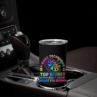 My Dart Technique Is Top Secret Tumbler Cup Vintage Tie Dye Dart Lover - Wonder Print Shop