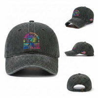 My Dart Technique Is Top Secret Washed Cotton Baseball Cap Vintage Tie Dye Dart Lover