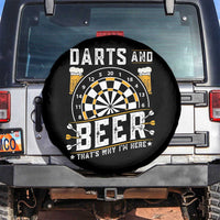 Darts And Beer That Is Why I Am Here Spare Tire Cover Funny Pub Game Darts Lover Gift - Wonder Print Shop