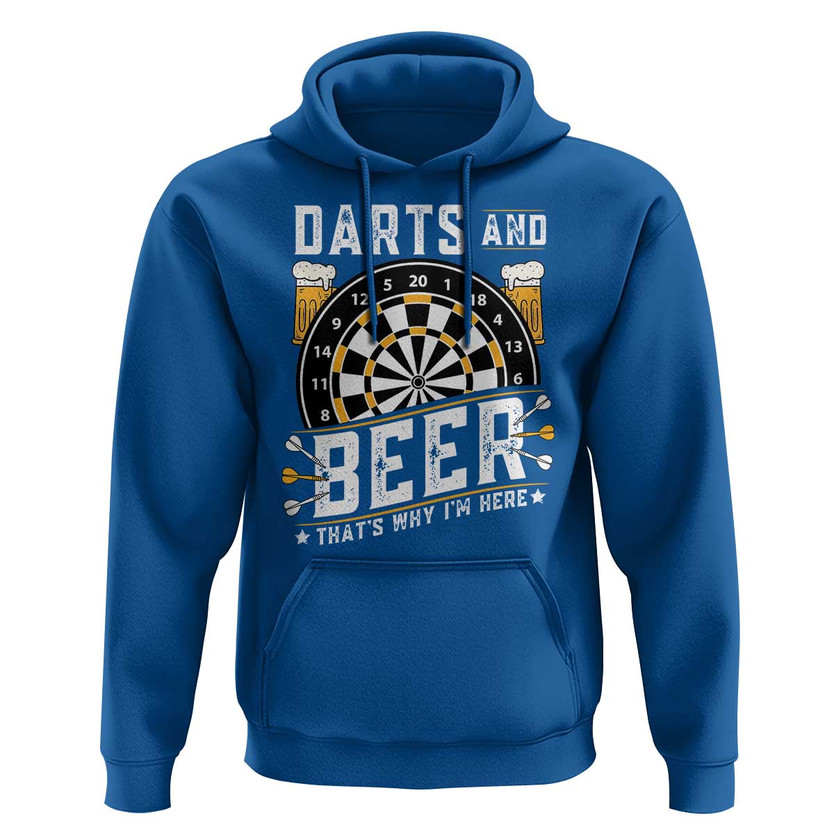 Darts And Beer That Is Why I Am Here Hoodie Funny Pub Game Darts Lover Gift - Wonder Print Shop