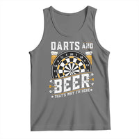 Darts And Beer That Is Why I Am Here Tank Top Funny Pub Game Darts Lover Gift - Wonder Print Shop