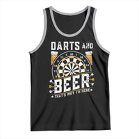 Darts And Beer That Is Why I Am Here Tank Top Funny Pub Game Darts Lover Gift - Wonder Print Shop