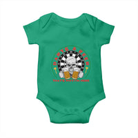 Funny Skeleton Darts Player Beer Lover Baby Onesie That Is Why I Am Here - Wonder Print Shop