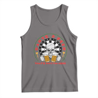 Funny Skeleton Darts Player Beer Lover Tank Top That Is Why I Am Here - Wonder Print Shop