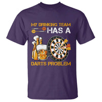 Funny Beer Drinking Darts Problem T Shirt Dart Player Team Gift - Wonder Print Shop