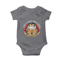 Just A Man Who Loves Darts And Beer Baby Onesie Funny Dart Player - Wonder Print Shop