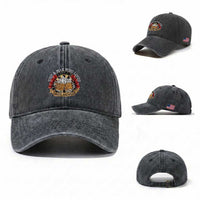 Just A Man Who Loves Darts And Beer Washed Cotton Baseball Cap Funny Dart Player