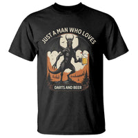 Funny Jersey Devil Loves Darts And Beer T Shirt Cryptid Lover Gift - Wonder Print Shop