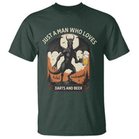 Funny Jersey Devil Loves Darts And Beer T Shirt Cryptid Lover Gift - Wonder Print Shop