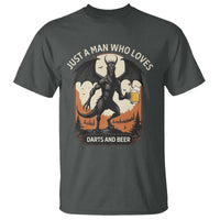 Funny Jersey Devil Loves Darts And Beer T Shirt Cryptid Lover Gift - Wonder Print Shop