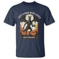 Funny Jersey Devil Loves Darts And Beer T Shirt Cryptid Lover Gift - Wonder Print Shop