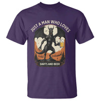 Funny Jersey Devil Loves Darts And Beer T Shirt Cryptid Lover Gift - Wonder Print Shop