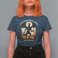 Funny Jersey Devil Loves Darts And Beer T Shirt For Women Cryptid Lover Gift - Wonder Print Shop