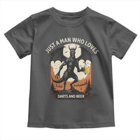 Funny Jersey Devil Loves Darts And Beer Toddler T Shirt Cryptid Lover Gift - Wonder Print Shop