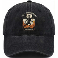 Funny Jersey Devil Loves Darts And Beer Washed Cotton Baseball Cap Cryptid Lover Gift