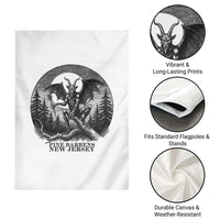 Jersey Devil Playing Dart Garden Flag Gothic Horror Gift Pine Barrens New Jersey - Wonder Print Shop