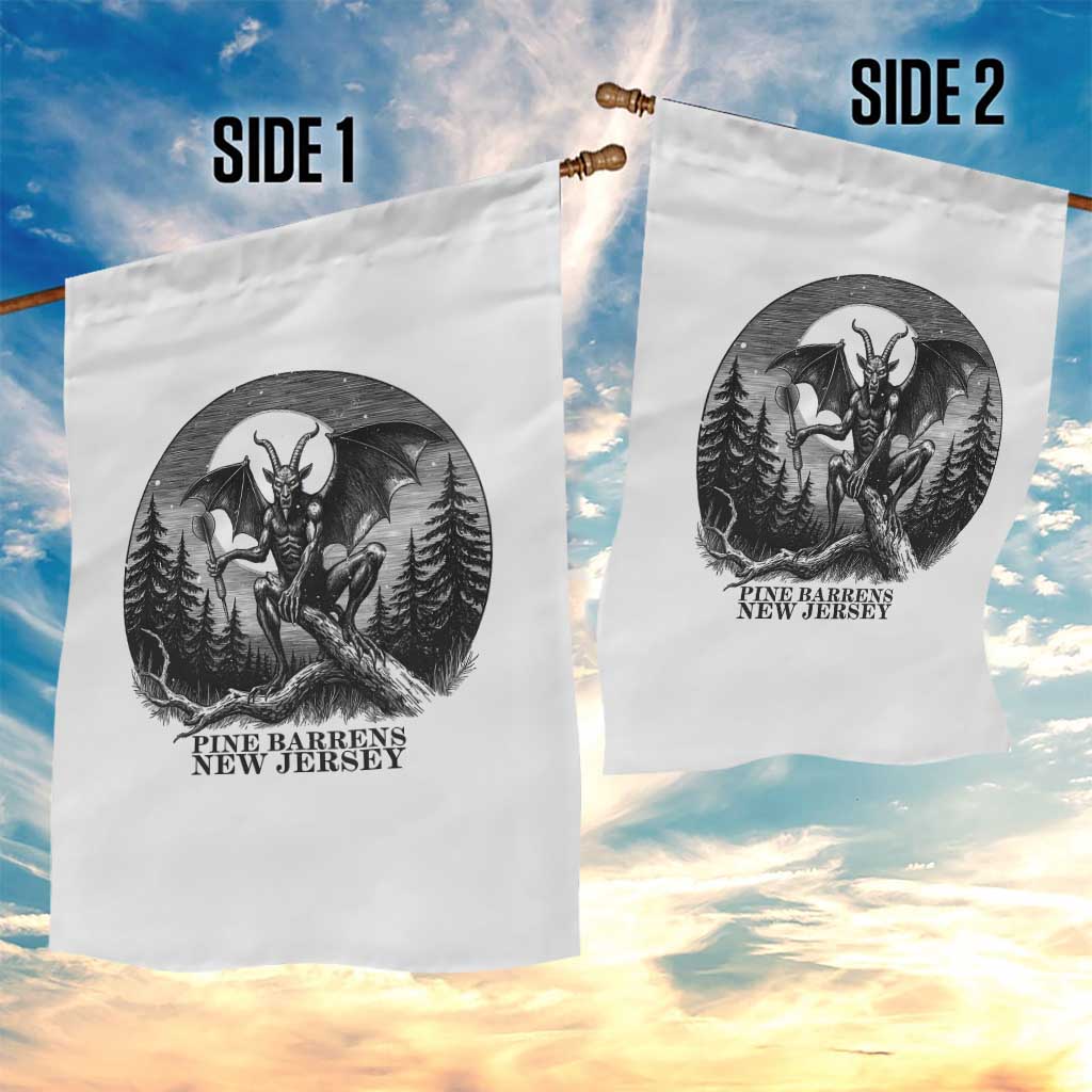Jersey Devil Playing Dart Garden Flag Gothic Horror Gift Pine Barrens New Jersey - Wonder Print Shop