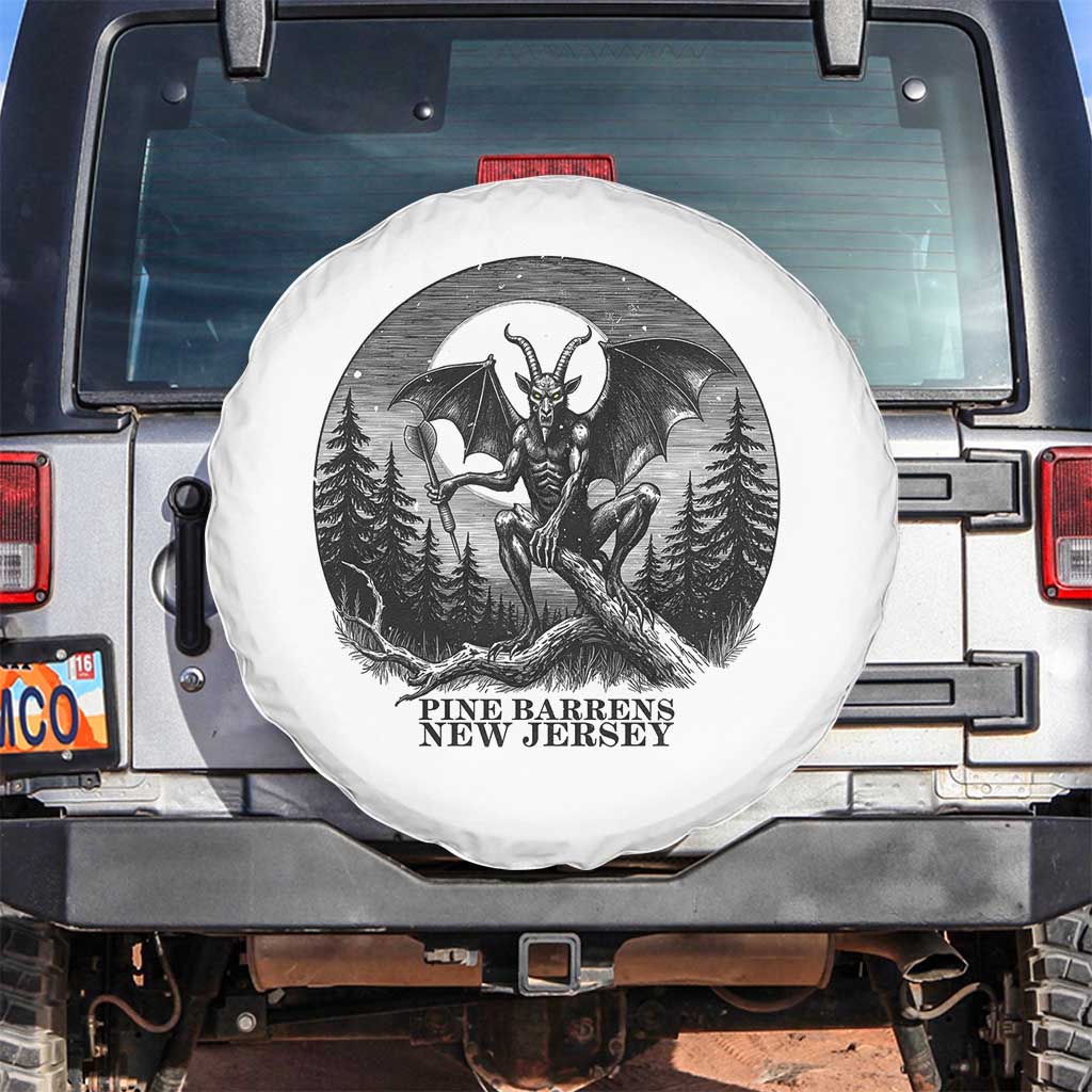 Jersey Devil Playing Dart Spare Tire Cover Gothic Horror Gift Pine Barrens New Jersey - Wonder Print Shop