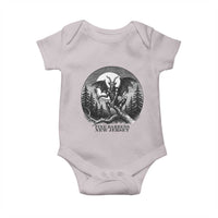 Jersey Devil Playing Dart Baby Onesie Gothic Horror Gift Pine Barrens New Jersey - Wonder Print Shop
